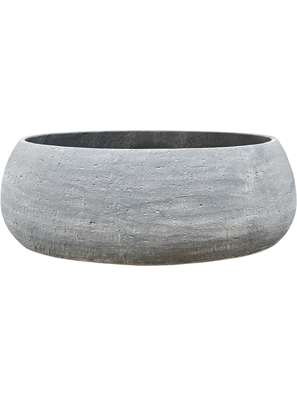 Dolomites Plant Pot 31cm Height 75cm Dia Bowl Dark Grey