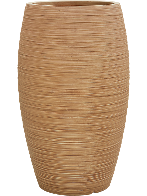 Baq Dune Plant Pot 60cm Height 27cm Dia Emperor Brown Beige