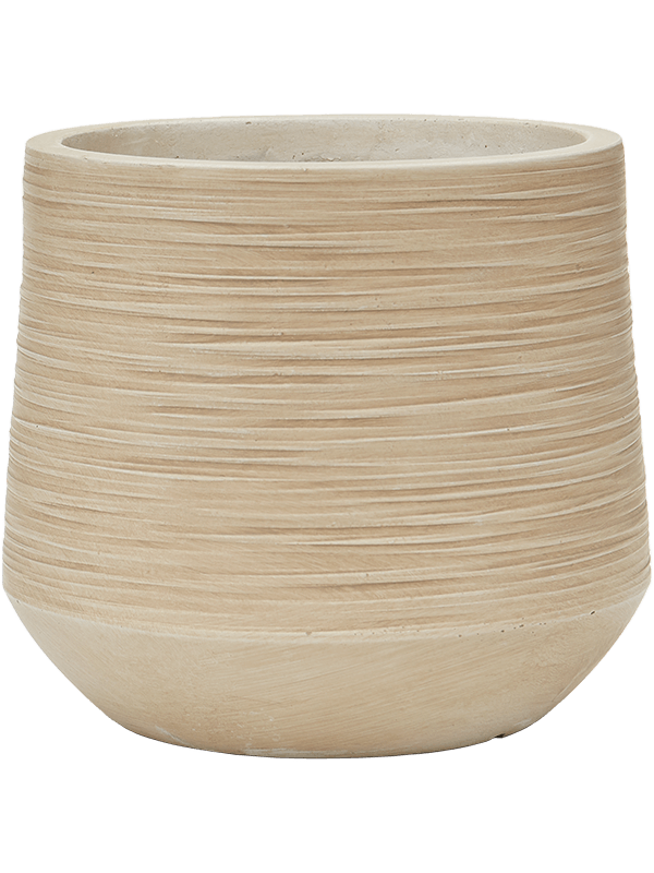 Baq Dune Plant Pot 26cm Height 23cm Dia Darcy Beige