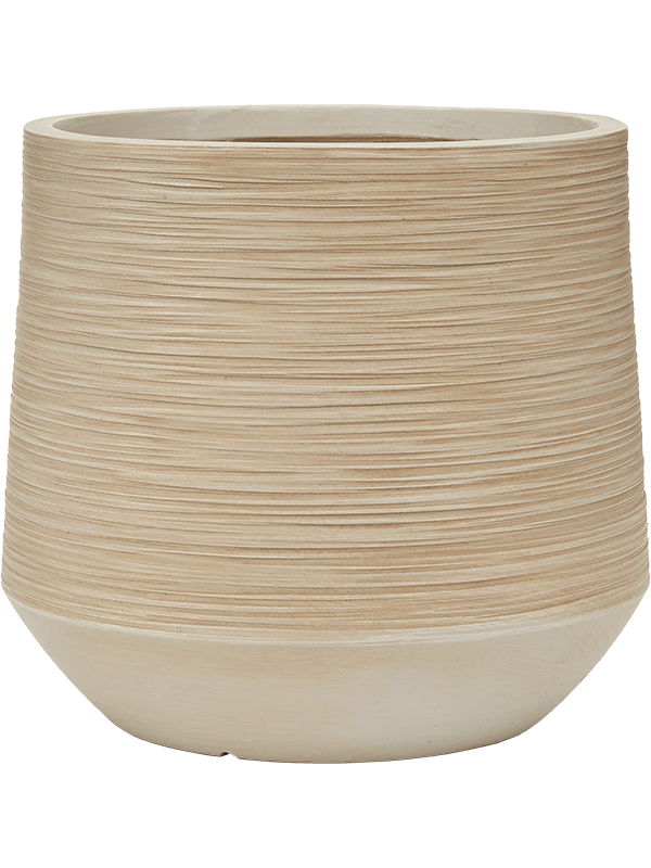 Baq Dune Plant Pot 37cm Height 33cm Dia Darcy Beige