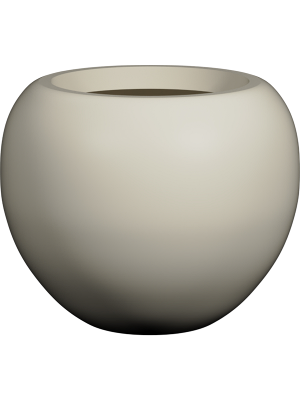 Elemental Plant Pot 48cm Height 38cm Dia Stream M, Silk White