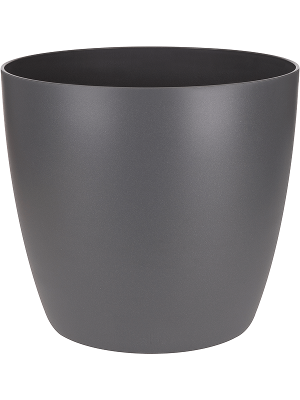 Brussels® Plant Pot 17cm Height 17.5cm Dia Round Anthracite