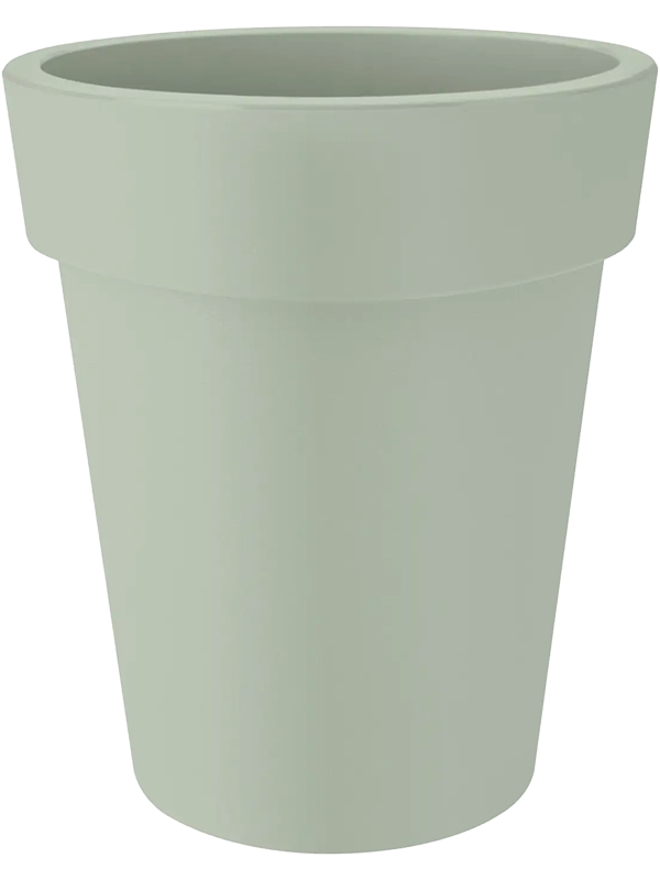 Green Basics Plant Pot 41cm Height 30cm Dia Top Planter High Stone Green