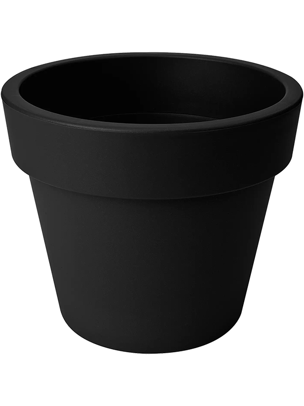 Green Basics Plant Pot 33cm Height 34cm Dia Top Planter Living Black
