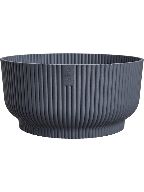 Vibes Fold Plant Pot 12cm Height 24cm Dia Bowl Anthracite