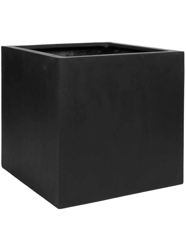 Fiberstone Plant Pot 70cm Height 65cm Dia Block Black XXL
