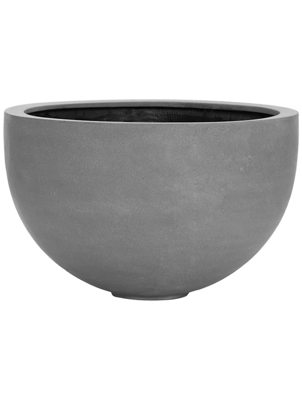 Fiberstone Plant Pot 38cm Height 50cm Dia Bowl grey