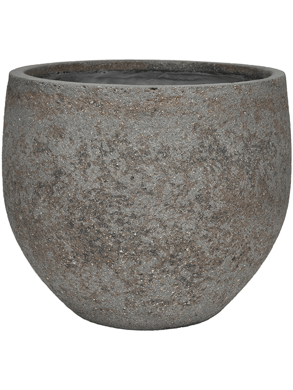 Cement & Stone Plant Pot 34cm Height 32cm Dia Mini Orb XL Dioriet Grey