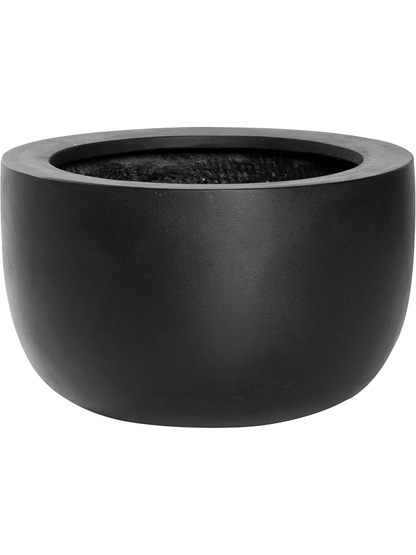 Fiberstone Plant Pot 20cm Height 25cm Dia Sunny M Black