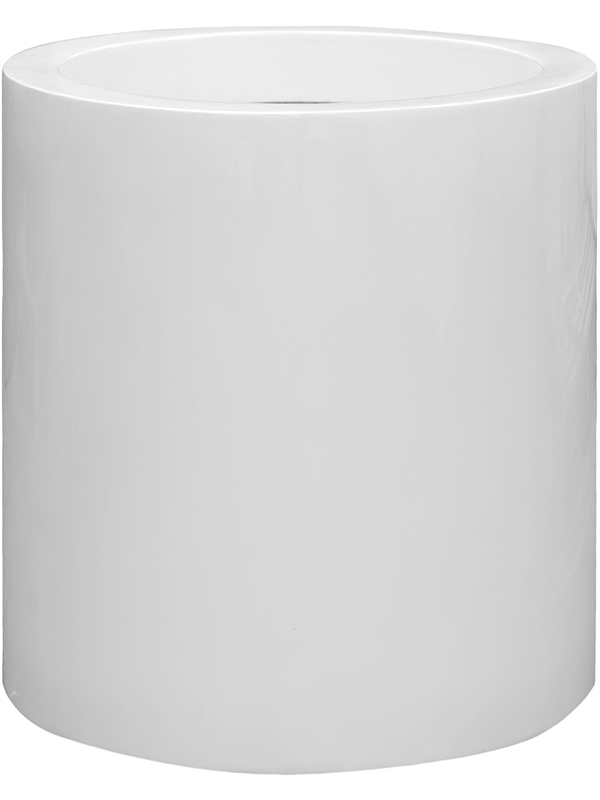 Fiberstone Plant Pot 50cm Height 66cm Dia Jumbo Max Middle High M Glossy white