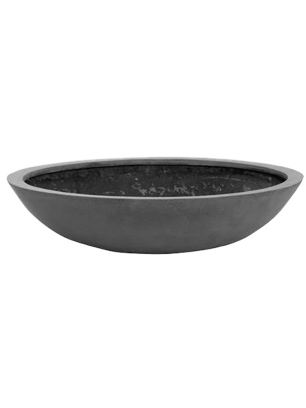 Fiberstone Plant Pot 17cm Height 64cm Dia Jumbo bowl S Grey