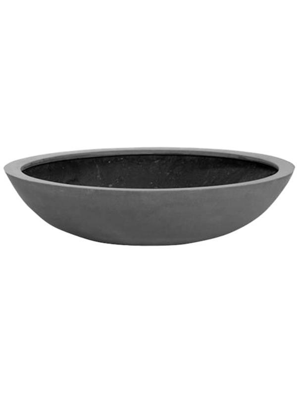 Fiberstone Plant Pot 22cm Height 78cm Dia Jumbo bowl M Grey