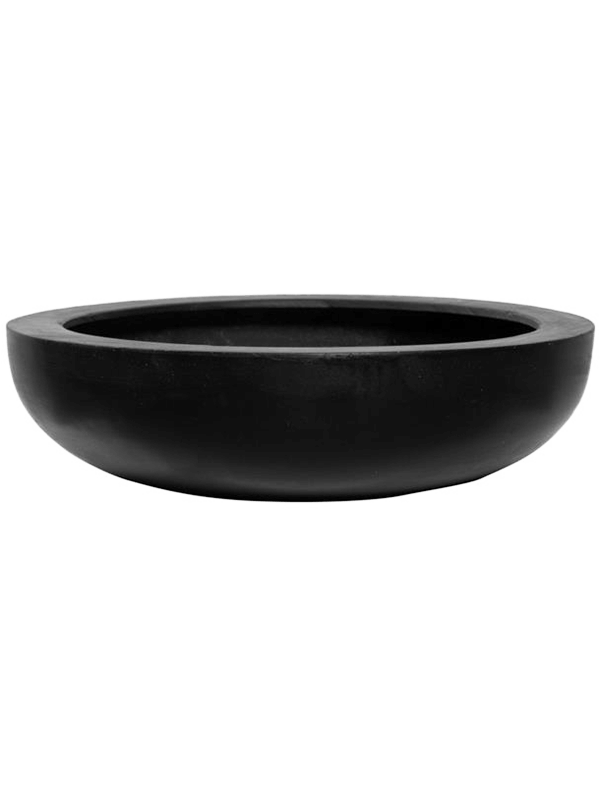 Fiberstone Plant Pot 12cm Height 41cm Dia Monique L Black
