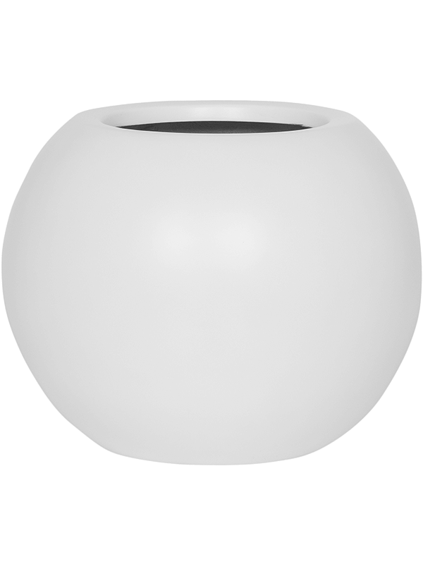 Fiberstone Plant Pot 25cm Height 28cm Dia Beth S Matt white