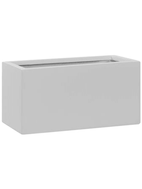Fiberstone Plant Pot 20cm Height 18cm Dia Balcony XS Matt white