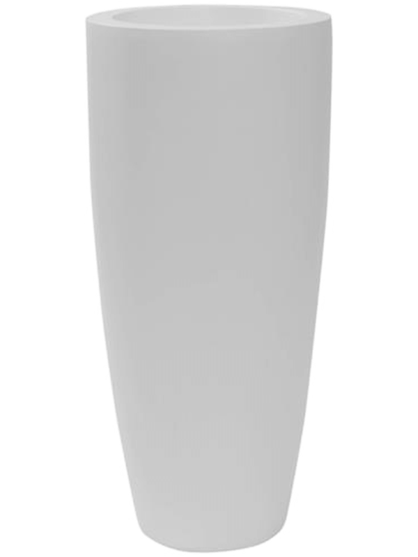 Fiberstone Plant Pot 80cm Height 36cm Dia Dax L Matt white