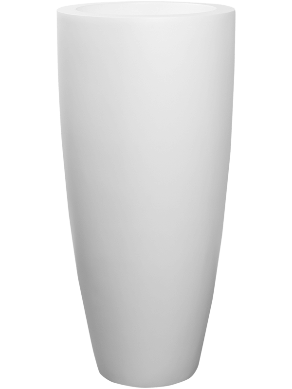 Fiberstone Plant Pot 100cm Height 36cm Dia Dax XL Matt white