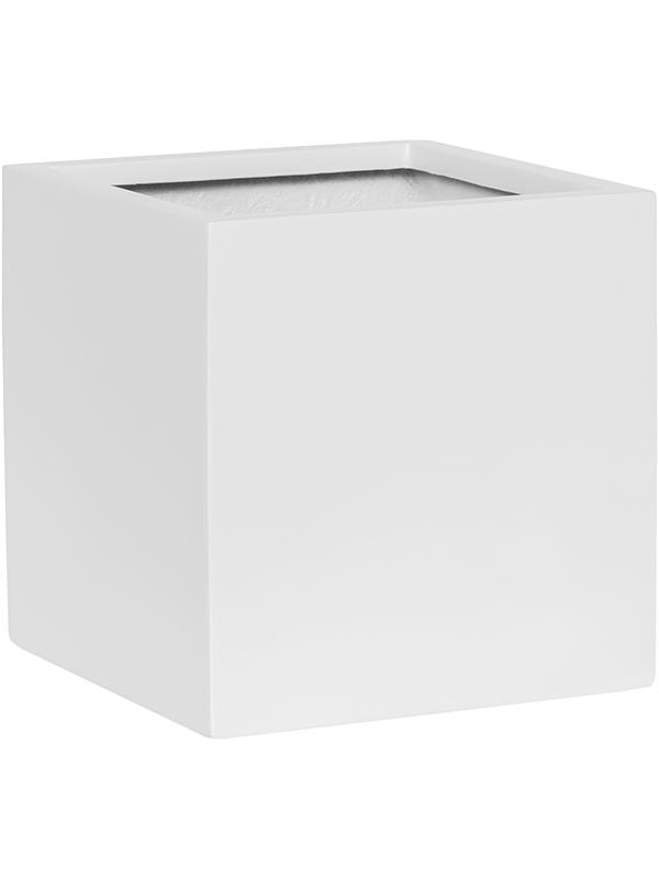 Fiberstone Plant Pot 25cm Height 24cm Dia Fleur L Matt white