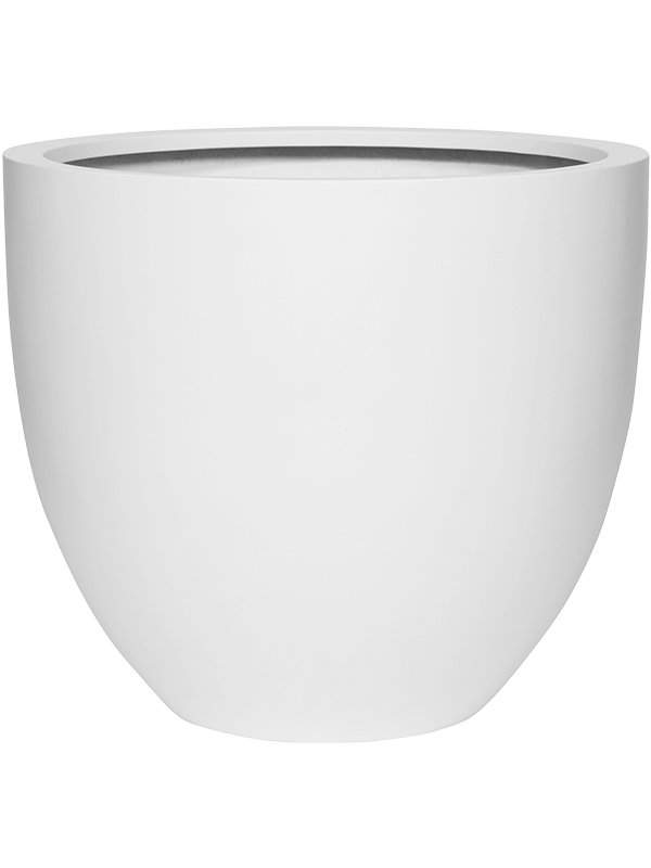 Fiberstone Plant Pot 50cm Height 52cm Dia Jesslyn M Matt white