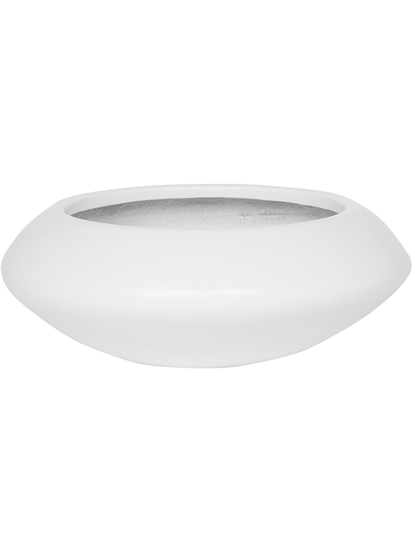 Fiberstone Plant Pot 15cm Height 30cm Dia Tara S Matt white
