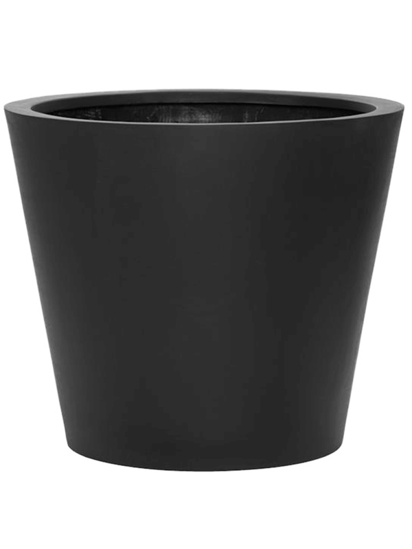 Fiberstone Plant Pot 50cm Height 50cm Dia Bucket M Black