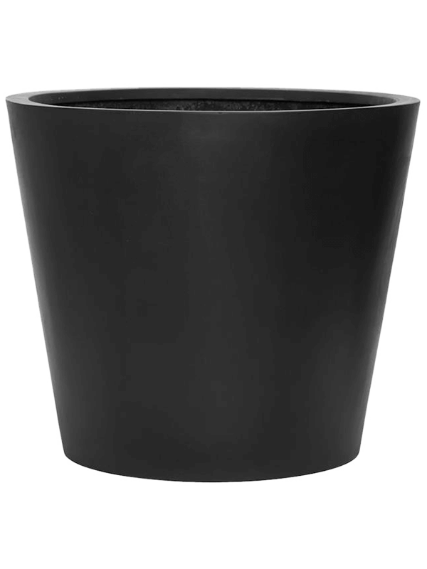 Fiberstone Plant Pot 60cm Height 60cm Dia Bucket L Black