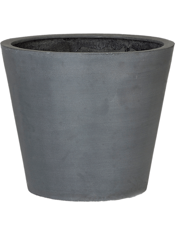 Fiberstone Plant Pot 50cm Height 50cm Dia Bucket M Grey