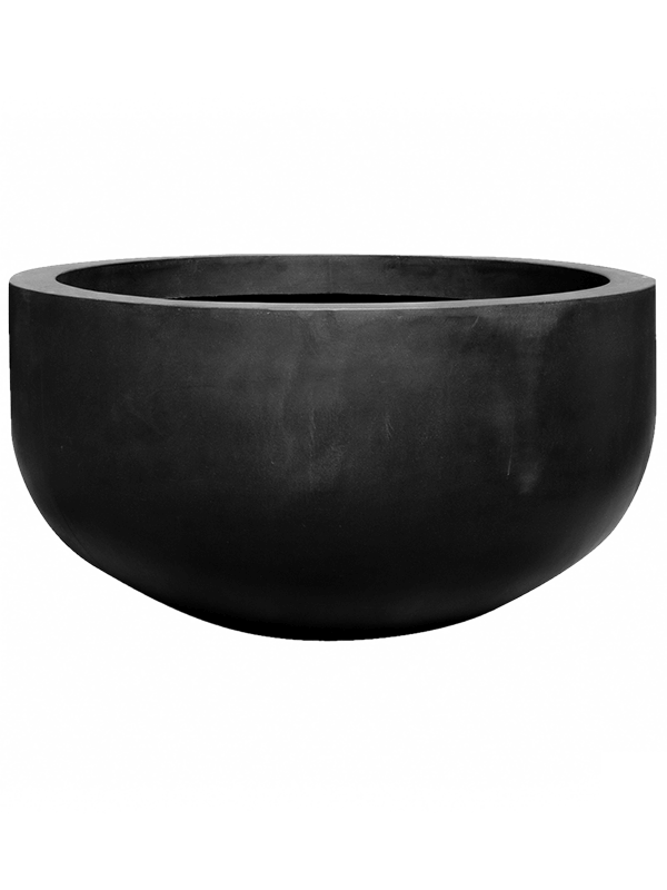 Fiberstone Plant Pot 50cm Height 85cm Dia City Bowl S Black