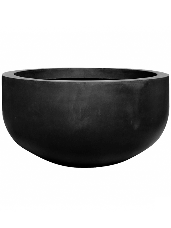 Fiberstone Plant Pot 60cm Height 98cm Dia City Bowl M Black