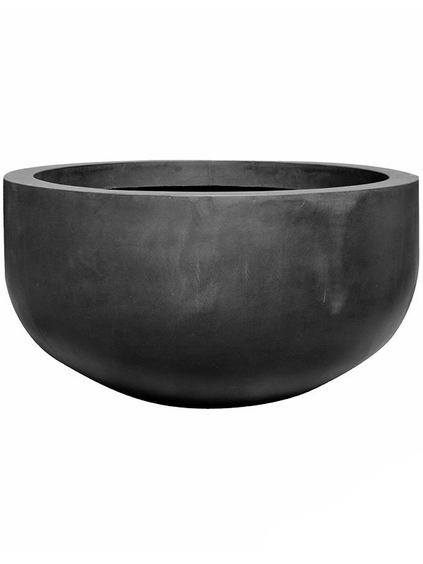 Fiberstone Plant Pot 68cm Height 90cm Dia City Bowl L Black