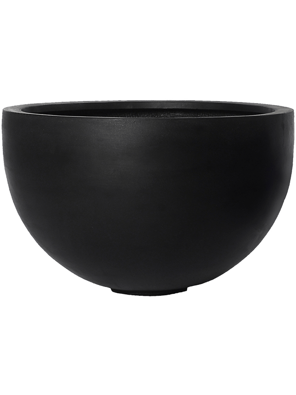 Fiberstone Plant Pot 38cm Height 50cm Dia Bowl L Black