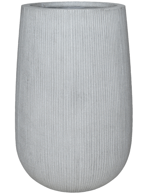 Ridged Vertically Plant Pot 66cm Height 30cm Dia Patt High M Cement