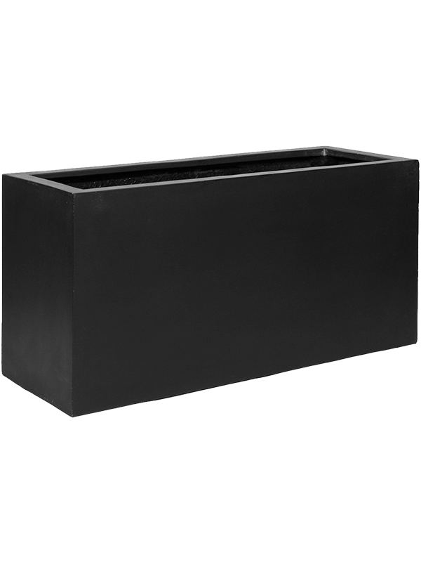 Fiberstone Plant Pot 40cm Height 20cm Dia Jort S Black