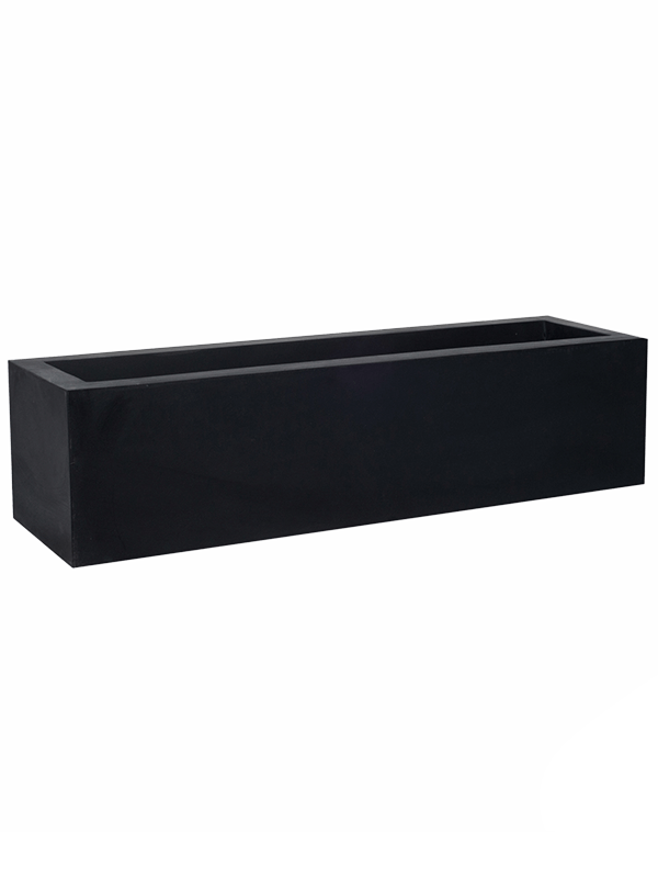 Fiberstone Plant Pot 25cm Height 29cm Dia Jort Low S Black