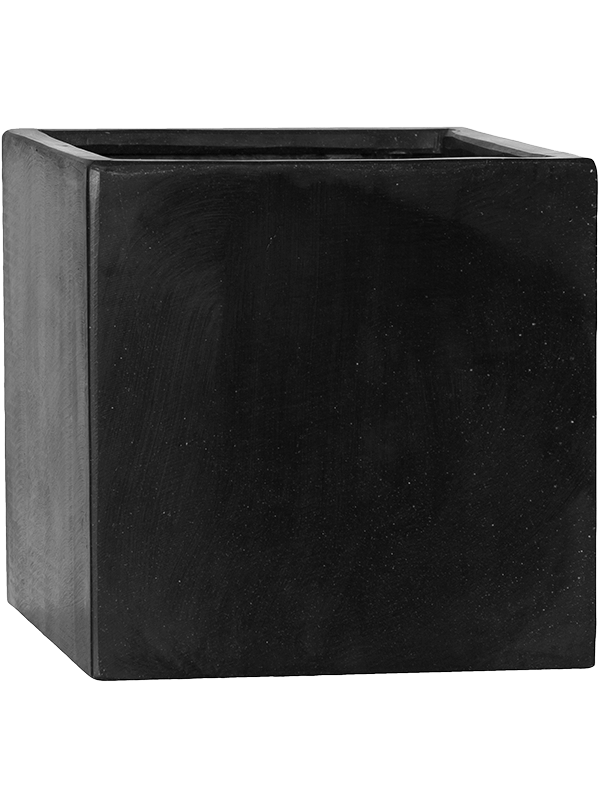 Fiberstone Plant Pot 25cm Height 24cm Dia Fleur L Black