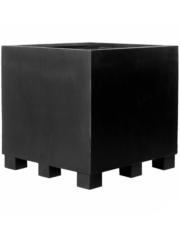 Fiberstone Plant Pot 100cm Height 100cm Dia Jumbo XL Black