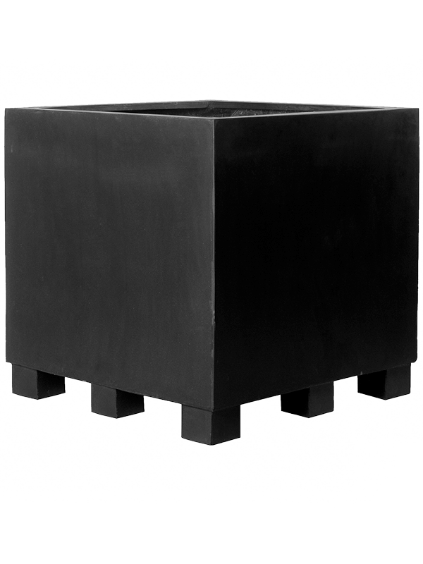 Fiberstone Plant Pot 110cm Height 120cm Dia Jumbo XXL Black