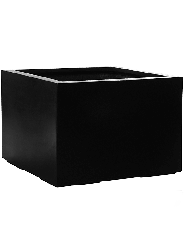 Fiberstone Plant Pot 70cm Height 100cm Dia Jumbo Middle High XL Black