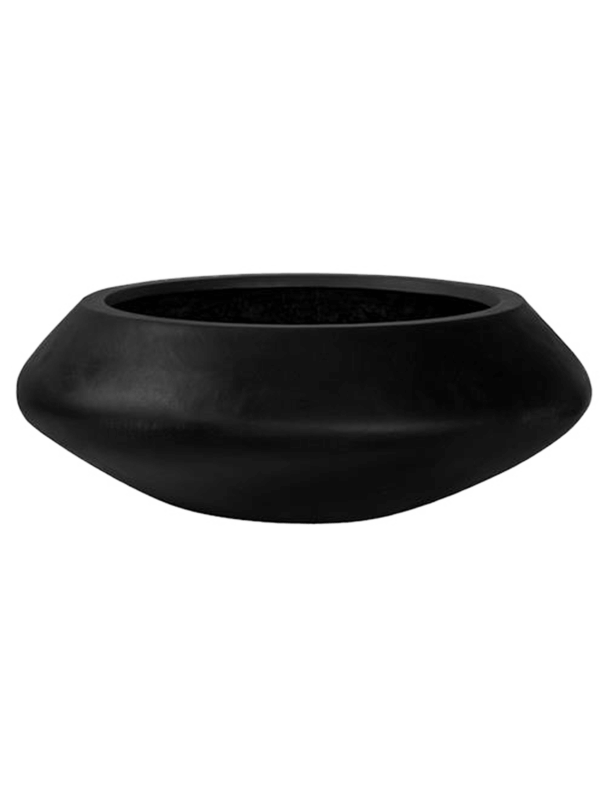 Fiberstone Plant Pot 29cm Height 59cm Dia Tara L Black