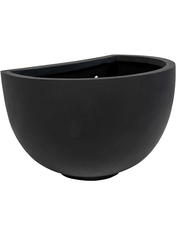 Natural Wally Plant Pot 18cm Height 27cm Dia Peter M Black