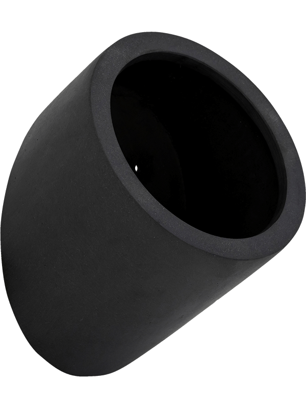 Natural Wally Plant Pot 20cm Height 19cm Dia Puk M Black