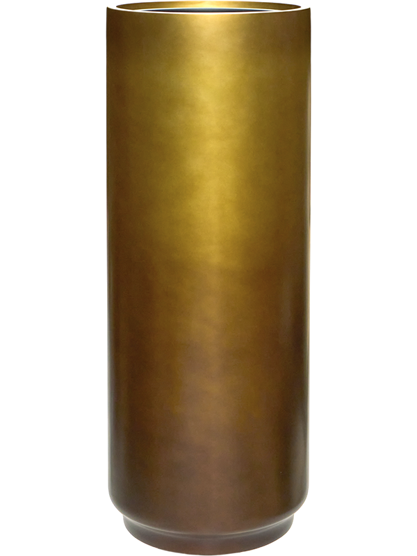 Baq Gradient Plant Pot 100cm Height 33cm Dia Cylinder Matt Honey (met inzetbak)