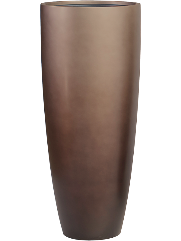 Baq Gradient Plant Pot 95cm Height 36cm Dia Partner Matt Coffee (with liner)