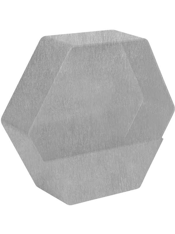 Multivorm Hexagon wallplanter Plant Pot 16.5cm Height 54cm Dia Structure