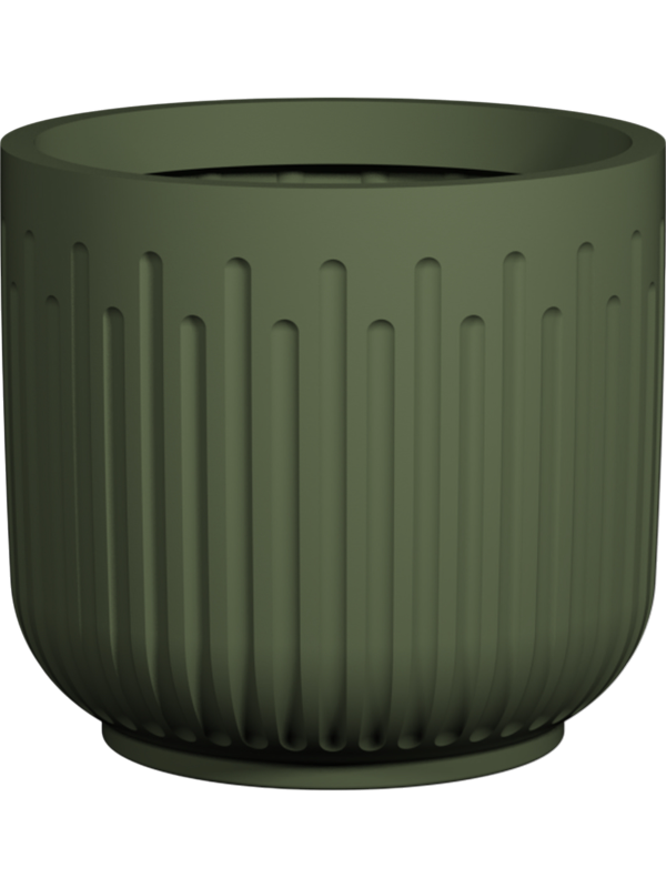 Ionic Plant Pot 37cm Height 36cm Dia Arcus S, Sage Green