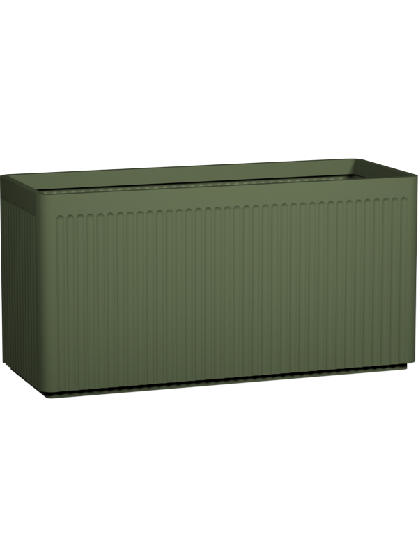 Ionic Plant Pot 50cm Height 36cm Dia Jort Linea M, Sage Green