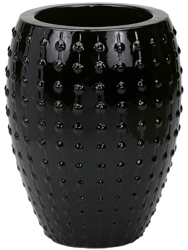 Laos Plant Pot 55cm Height 29cm Dia Emperor Black