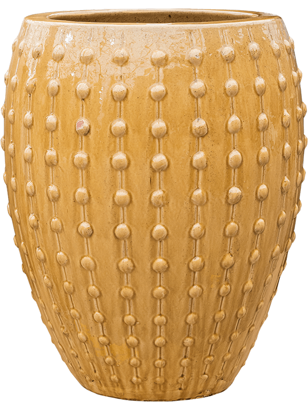 Laos Plant Pot 55cm Height 29cm Dia Emperor Ochre