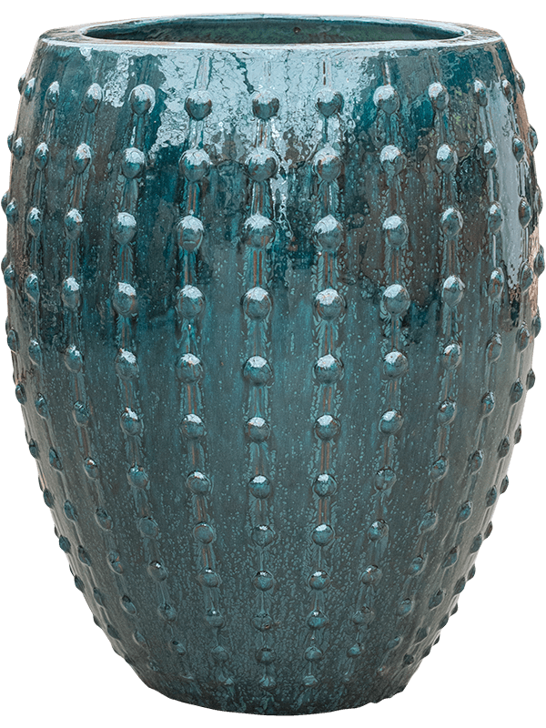 Laos Plant Pot 67cm Height 37cm Dia Emperor Ocean Blue