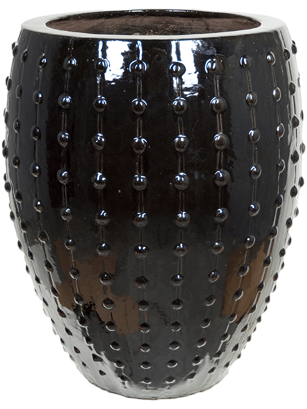 Laos Plant Pot 80cm Height 45cm Dia Emperor Black